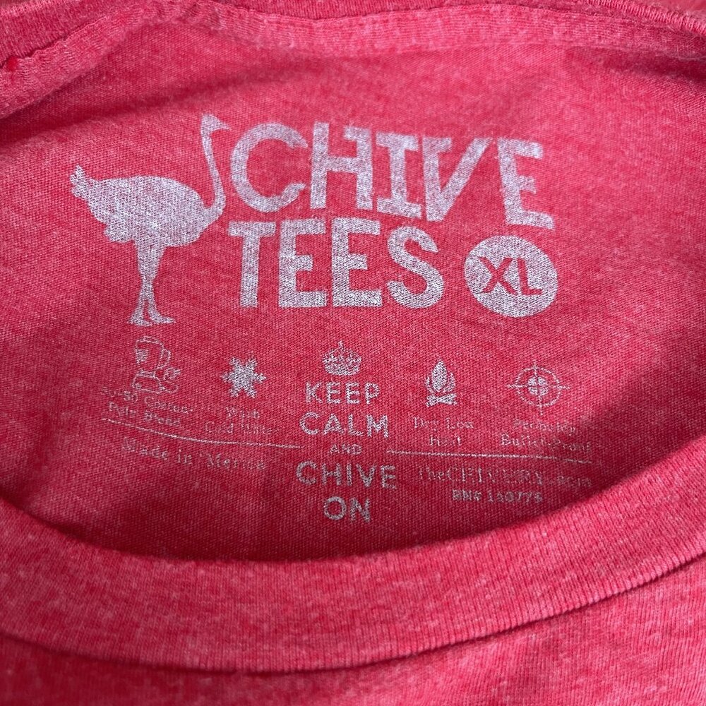 Men's Bill Murray CHIVE Tees E.T. Basketball Red T-Shirt Tee Shirt Size XL - Picture 2 of 4
